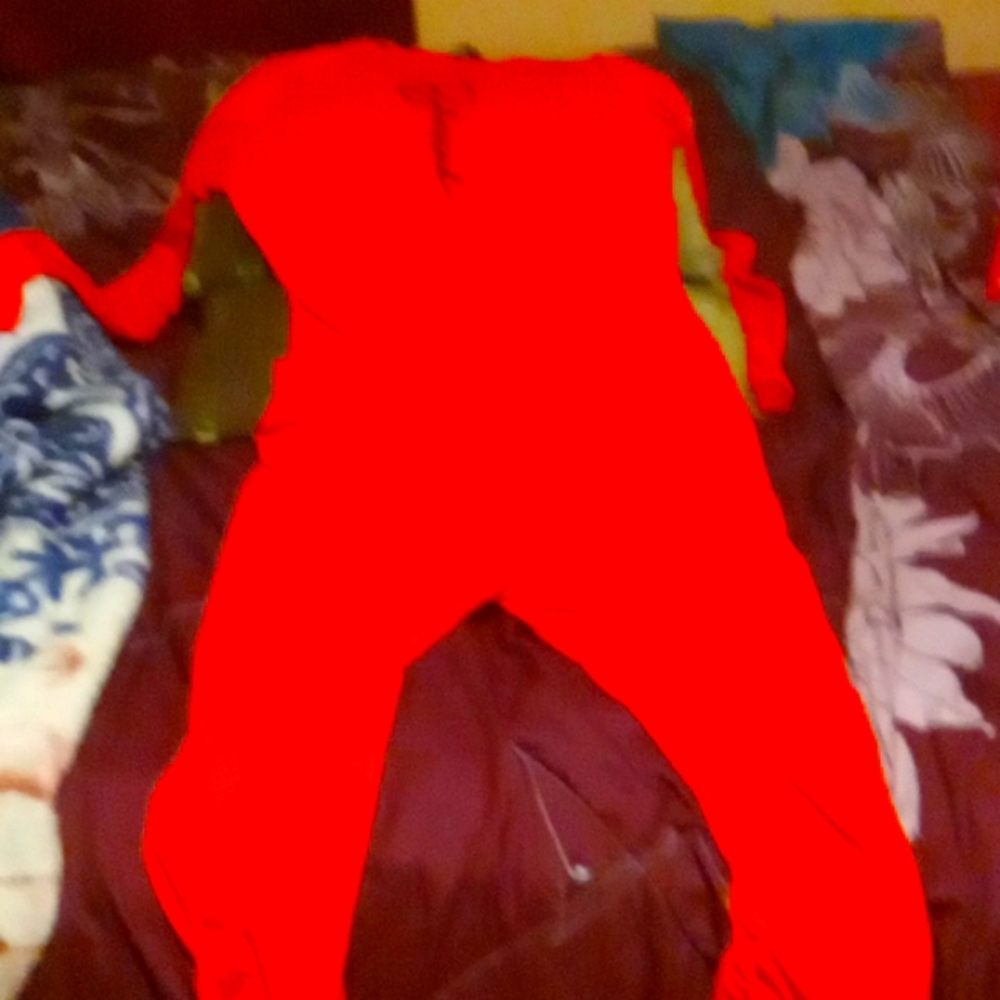 2pc orange  outfit